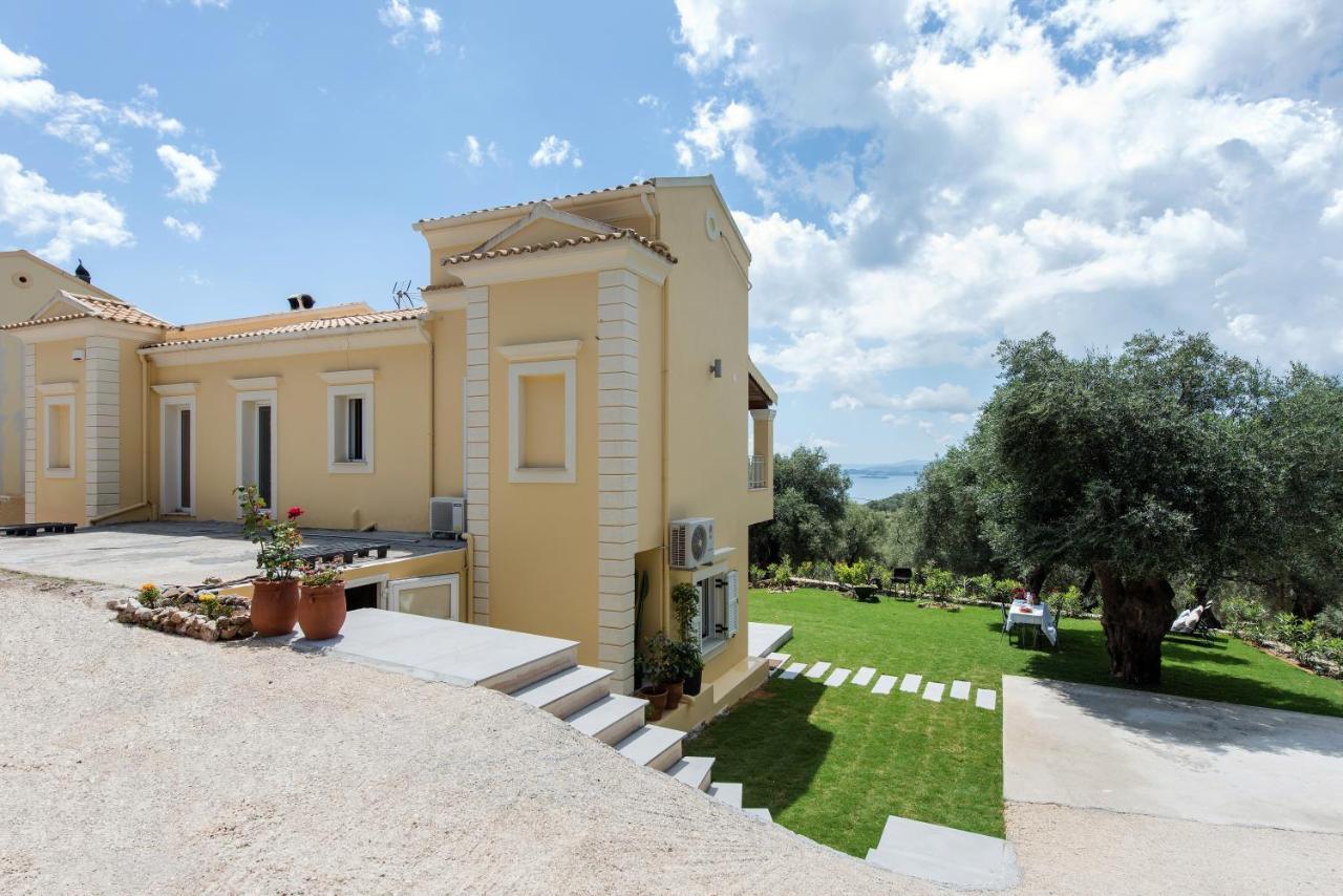 Вилла Terra Rossa By Konnect, Views To Ionian Sea Spartylas Экстерьер фото