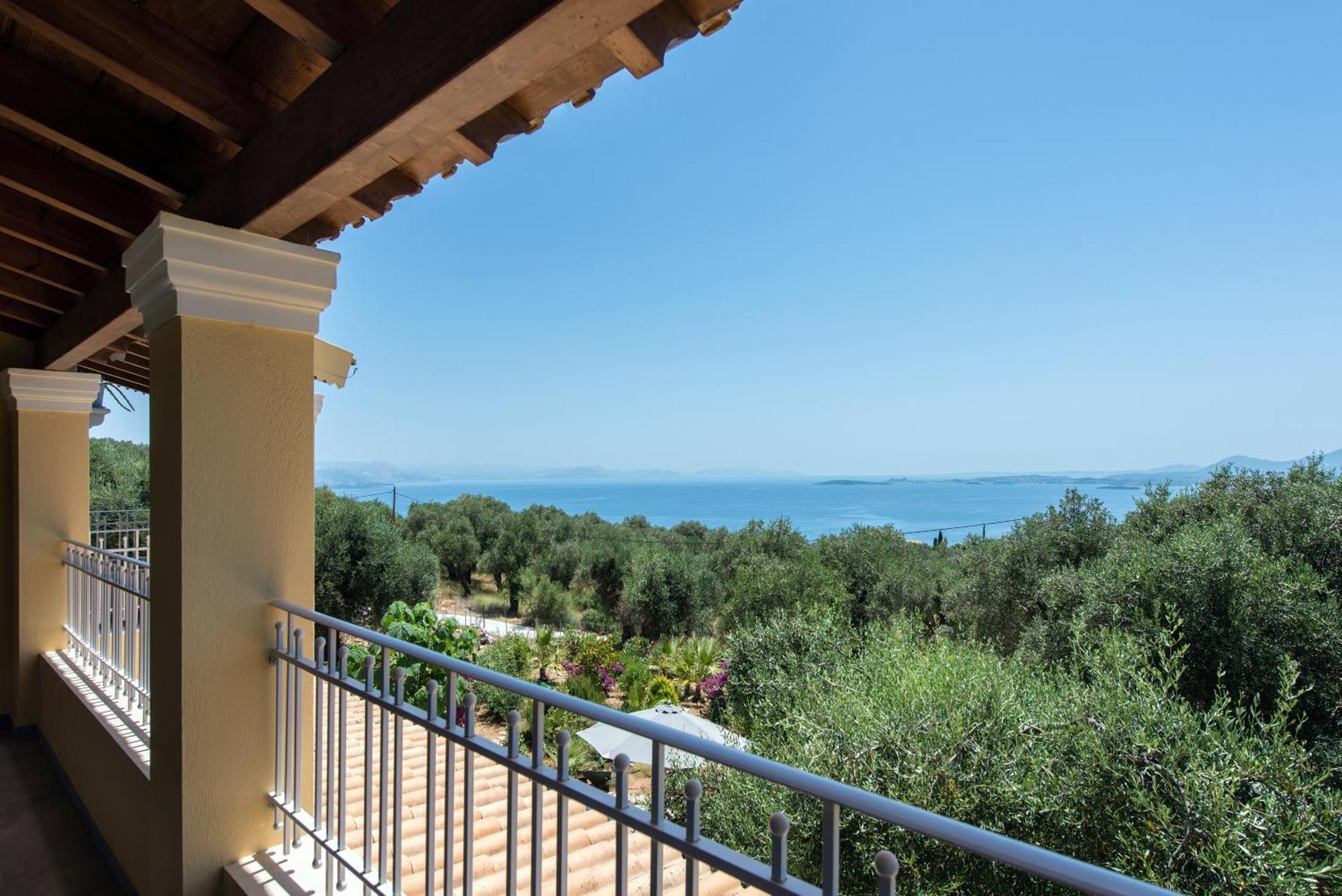 Вилла Terra Rossa By Konnect, Views To Ionian Sea Spartylas Экстерьер фото